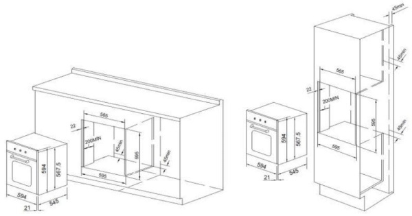 Духовой шкаф GRAUDE BE 60.3 W купить с доставкой по Москве и Московской области в интернет-магазине АваТехно
