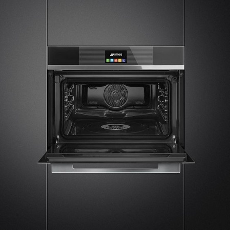 Духовой шкаф электрический компактный SMEG SF4104VCN купить с доставкой по Москве и Московской области в интернет-магазине АваТехно