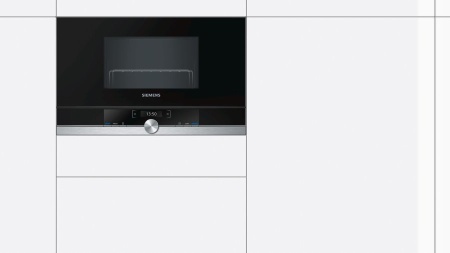 Встраиваемая микроволновая печь SIEMENS be634lgs1 купить с доставкой по Москве и Московской области в интернет-магазине АваТехно