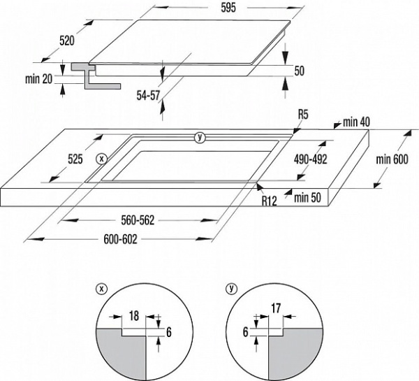 Варочная поверхность Gorenje CT43SC купить с доставкой по Москве и Московской области в интернет-магазине АваТехно