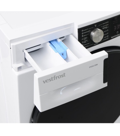 Комплект стиральной и сушильной машины Vestfrost VFTD8HT31W + VFC814T30W + соединительный кит с выдвижной полкой купить с доставкой по Москве и Московской области в интернет-магазине АваТехно