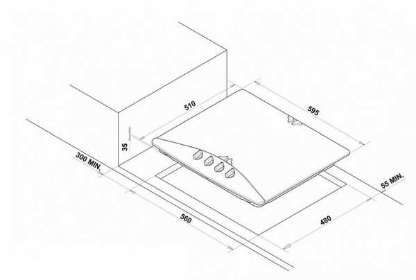 Поверхность ZIGMUND & SHTAIN gn 07.61 x купить с доставкой по Москве и Московской области в интернет-магазине АваТехно