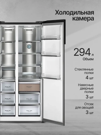 Холодильник KUPPERSBERG RFSN 1990 SG купить с доставкой по Москве и Московской области в интернет-магазине АваТехно