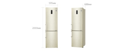 Холодильник LG GA-M599 ZEQZ купить с доставкой по Москве и Московской области в интернет-магазине АваТехно