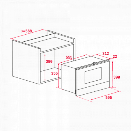 Микроволновая печь TEKA MWR 22 BI BB (40586301) купить с доставкой по Москве и Московской области в интернет-магазине АваТехно