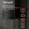 Встраиваемый компактный духовой шкаф с СВЧ Weissgauff OE 446 Black Edition