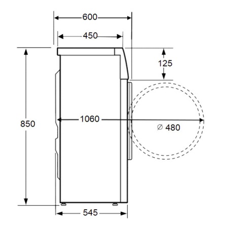Стиральная машина KUPPERSBERG WIS 56149 G купить с доставкой по Москве и Московской области в интернет-магазине АваТехно