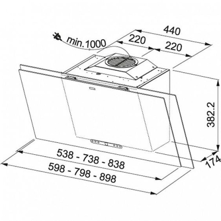 Вытяжка FRANKE FMA 2.0 607 BK купить с доставкой по Москве и Московской области в интернет-магазине АваТехно