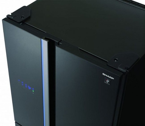 Холодильник Sharp SJ-FS820VBK черный купить с доставкой по Москве и Московской области в интернет-магазине АваТехно