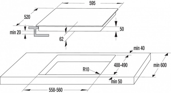 Поверхность GORENJE IS 634 ST купить с доставкой по Москве и Московской области в интернет-магазине АваТехно