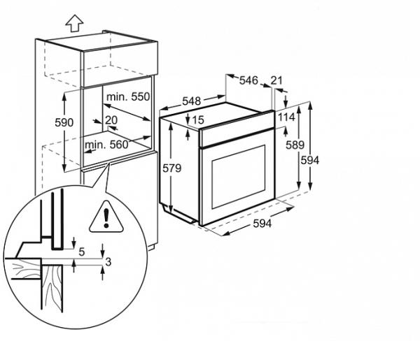 Духовой шкаф Electrolux EOB 8757 AOX купить с доставкой по Москве и Московской области в интернет-магазине АваТехно