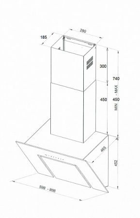Вытяжка KUPPERSBERG f 960 w купить с доставкой по Москве и Московской области в интернет-магазине АваТехно