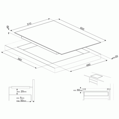 Варочная панель SMEG SI2M7643B купить с доставкой по Москве и Московской области в интернет-магазине АваТехно