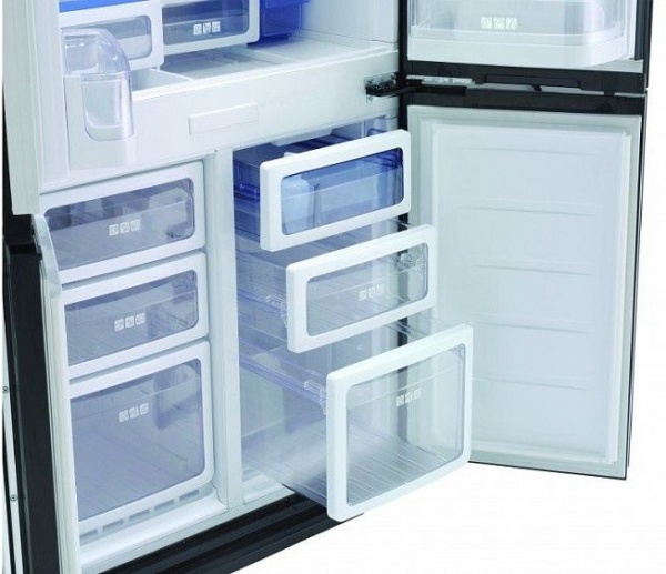 Холодильник Sharp SJ-FS810VBK черный купить с доставкой по Москве и Московской области в интернет-магазине АваТехно