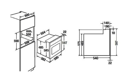 Духовой шкаф KUPPERSBUSCH EEB 6860.1 JX4 Gold купить с доставкой по Москве и Московской области в интернет-магазине АваТехно