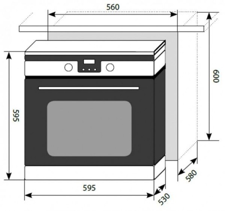 Духовой шкаф LEX EDP 092 ix купить с доставкой по Москве и Московской области в интернет-магазине АваТехно