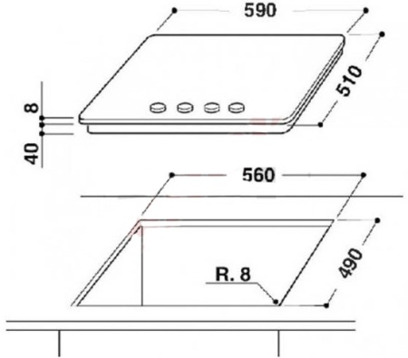 Встраиваемая газовая поверхность WHIRLPOOL AKT 6414/NB купить с доставкой по Москве и Московской области в интернет-магазине АваТехно
