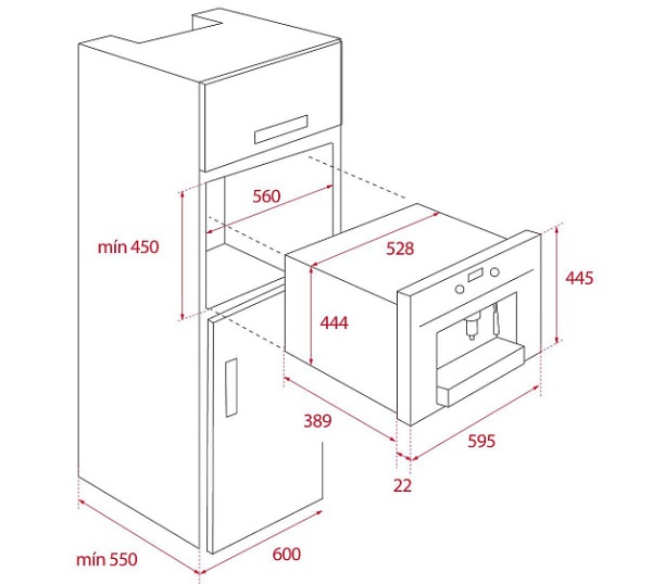 Встраиваемая кофемашина Teka CLC 855 GM STEAM GREY купить с доставкой по Москве и Московской области в интернет-магазине АваТехно