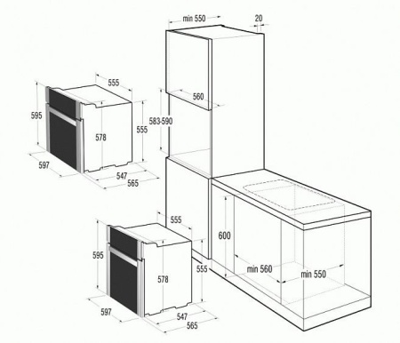 Духовой шкаф GORENJE bo 7312 sx купить с доставкой по Москве и Московской области в интернет-магазине АваТехно