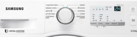 Стиральная машина с фронтальной загрузкой SAMSUNG ww60j3047lw купить с доставкой по Москве и Московской области в интернет-магазине АваТехно