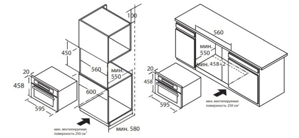 Духовой шкаф WEISSGAUFF oe 442 w купить с доставкой по Москве и Московской области в интернет-магазине АваТехно