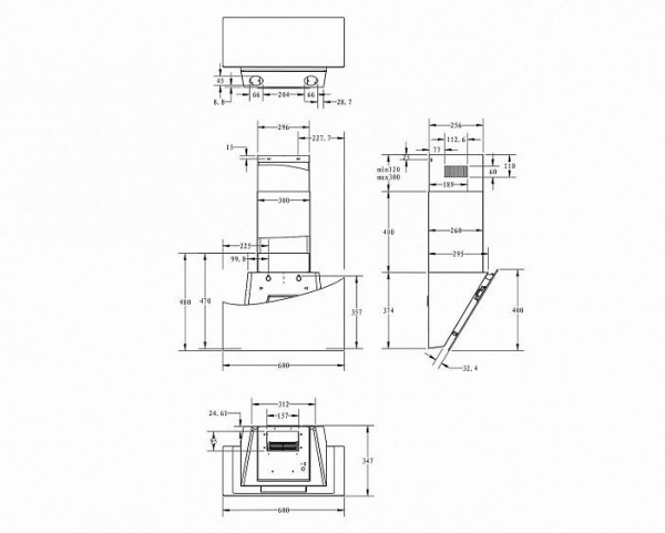 Вытяжка HAIER HVX-W692GB купить с доставкой по Москве и Московской области в интернет-магазине АваТехно