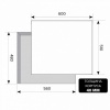 Газовая панель Lex GVE 6044-1 C IV LIGHT купить с доставкой по Москве и Московской области в интернет-магазине АваТехно