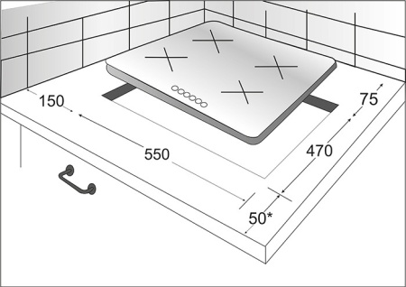 Газовая поверхность EXITEQ PF 640 STGW-E/A купить с доставкой по Москве и Московской области в интернет-магазине АваТехно