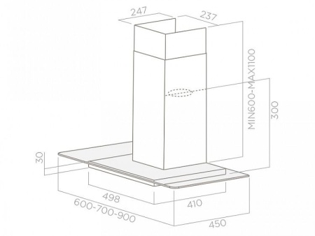 Вытяжка ELICA FLAT GLASS PLUS IX/A/90 купить с доставкой по Москве и Московской области в интернет-магазине АваТехно
