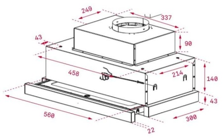 Вытяжка TEKA CNL 6815 PLUS INOX купить с доставкой по Москве и Московской области в интернет-магазине АваТехно