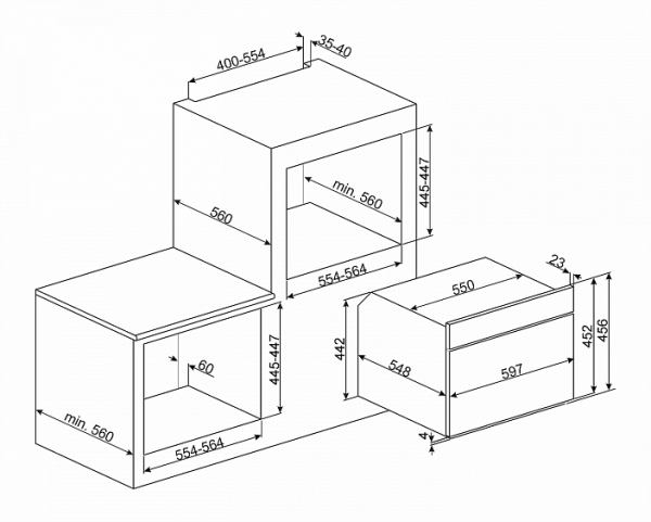 Духовой шкаф SMEG SF4603VCNX1 купить с доставкой по Москве и Московской области в интернет-магазине АваТехно