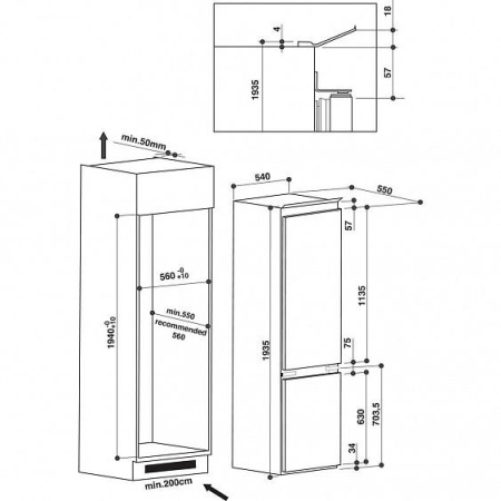 Холодильник HOTPOINT-ARISTON B 20 A1 DV E/HA купить с доставкой по Москве и Московской области в интернет-магазине АваТехно