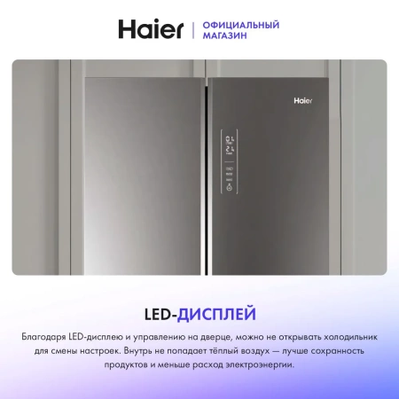 Холодильник HAIER HB18FGSAAARU купить с доставкой по Москве и Московской области в интернет-магазине АваТехно