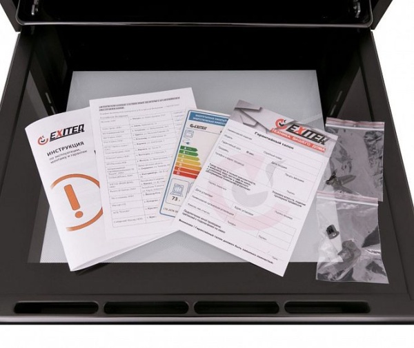 Духовой шкаф EXITEQ EXO 105 black купить с доставкой по Москве и Московской области в интернет-магазине АваТехно