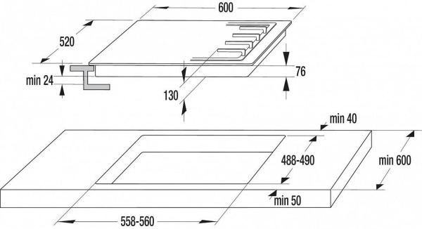 Встраиваемая газовая варочная панель Gorenje G 640 W купить с доставкой по Москве и Московской области в интернет-магазине АваТехно