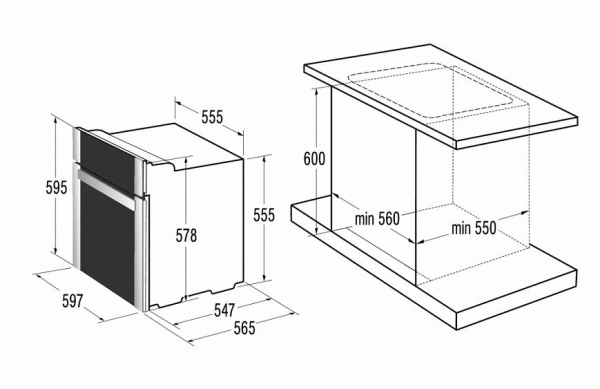 Духовой шкаф GORENJE bc 7446 ax купить с доставкой по Москве и Московской области в интернет-магазине АваТехно