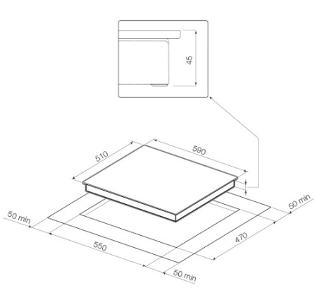 Газовая варочная панель GRAUDE GS 60.1 E купить с доставкой по Москве и Московской области в интернет-магазине АваТехно
