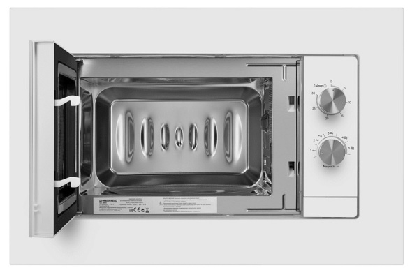 Встраиваемая микроволновая печь Maunfeld JBMO725WH01 купить с доставкой по Москве и Московской области в интернет-магазине АваТехно
