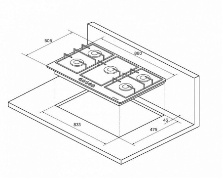 Поверхность KUPPERSBERG fv 9 tgrz bu купить с доставкой по Москве и Московской области в интернет-магазине АваТехно