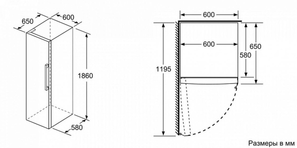 Холодильник Bosch KSV 36VL21R купить с доставкой по Москве и Московской области в интернет-магазине АваТехно