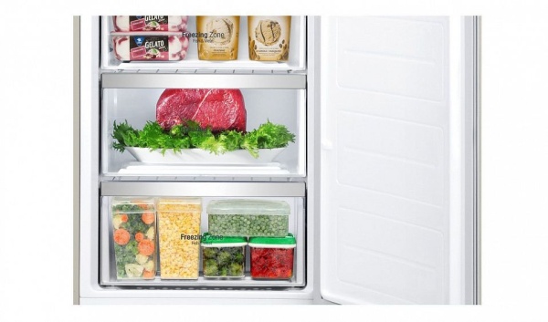 Холодильник LG GA-B499SEKZ бежевый купить с доставкой по Москве и Московской области в интернет-магазине АваТехно