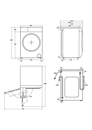 СТИРАЛЬНАЯ МАШИНА VARD VWF494 купить с доставкой по Москве и Московской области в интернет-магазине АваТехно