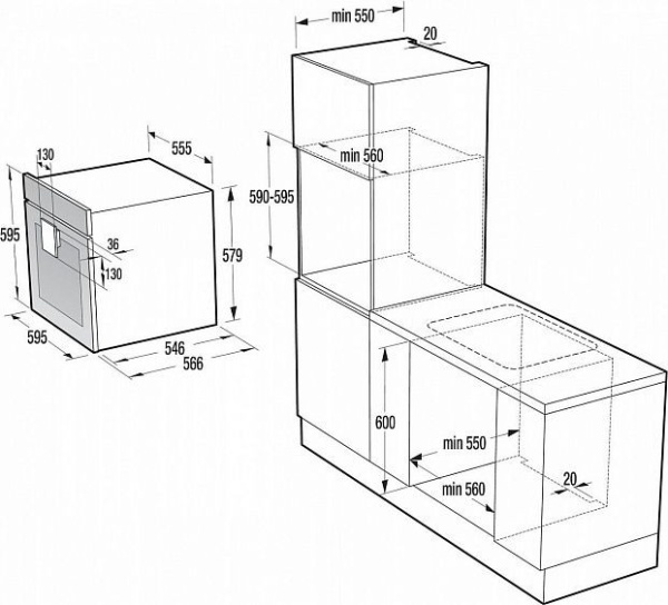 Духовой шкаф GORENJE BO747ST купить с доставкой по Москве и Московской области в интернет-магазине АваТехно