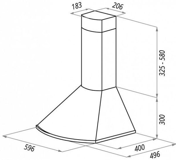 Вытяжка MAUNFELD CHELSEA 60 BLACK/MATT GOLDEN купить с доставкой по Москве и Московской области в интернет-магазине АваТехно