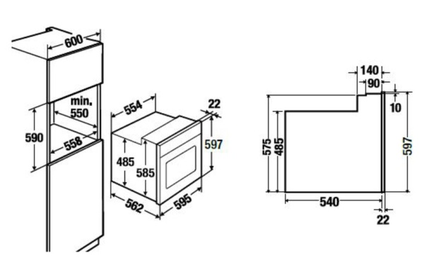 Духовой шкаф KUPPERSBUSCH EEB 6551.0 WX8 Hot Chili купить с доставкой по Москве и Московской области в интернет-магазине АваТехно