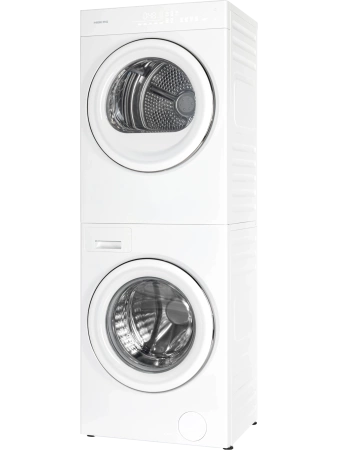 Стирально-сушильная машина HIBERG TURELLE i-10 W созависимый монокомплект с единой панелью управления купить с доставкой по Москве и Московской области в интернет-магазине АваТехно