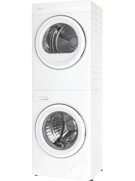 Стирально-сушильная машина HIBERG TURELLE i-10 W созависимый монокомплект с единой панелью управления купить с доставкой по Москве и Московской области в интернет-магазине АваТехно
