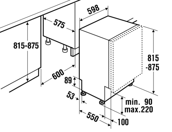 Встраиваемая посудомоечная машина KUPPERSBUSCH IGV 6509.4 купить с доставкой по Москве и Московской области в интернет-магазине АваТехно