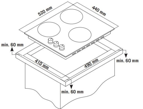 Варочная панель ZIGMUND & SHTAIN GN 238.451 W купить с доставкой по Москве и Московской области в интернет-магазине АваТехно