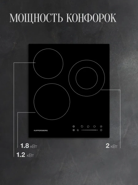 Поверхность KUPPERSBERG ECS 402 купить с доставкой по Москве и Московской области в интернет-магазине АваТехно